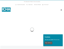 Tablet Screenshot of icha.org.uk